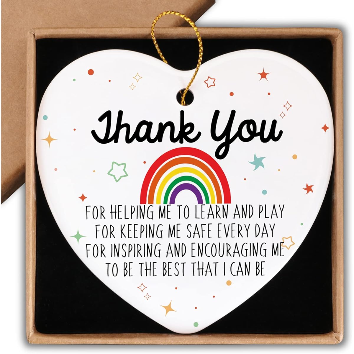 Teacher Appreciation Gifts Teacher Gifts Ornaments for Women Keepsake Signs Heart Plaques Best Gifts for Teachers Birthday Christmas Teacher Appreciation Gifts Teacher Appreciation Gifts from Students