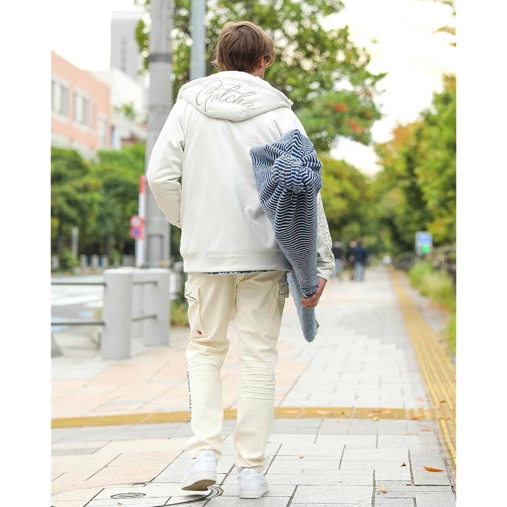 [Gotcha] Water Repellent Boa Back Toy Suede Zip Parka 233G1605