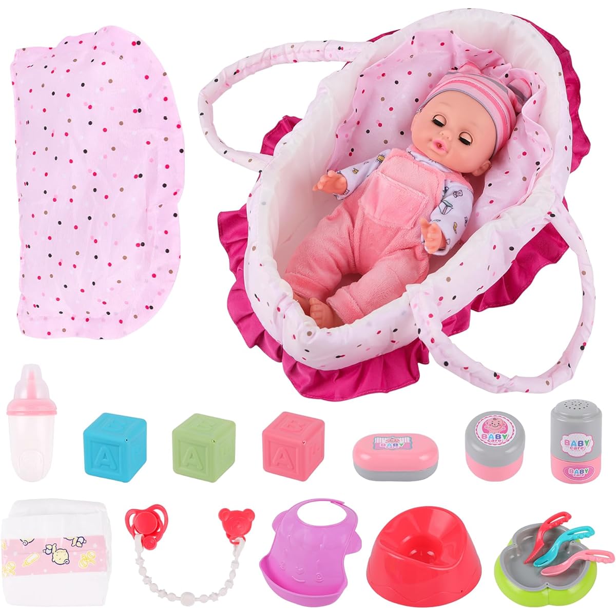 Doll bassinet set (A)
