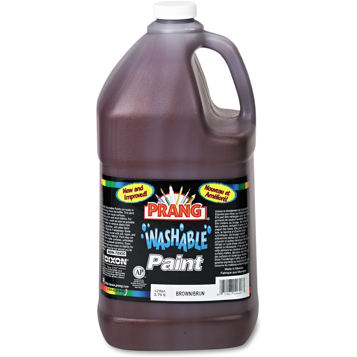 Prang 10608 Prang Washable Paint, Gallon Size, Brown, 1 Unit by Prang