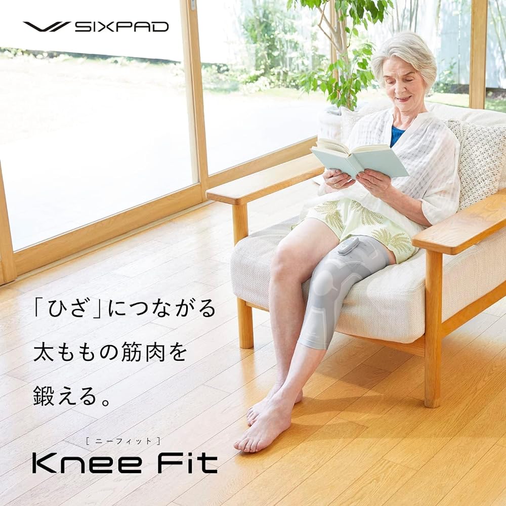 [Official Store Exclusive] SIXPAD Knee Fit Original Guidebook Included MTG Knee Care Knee Care Thigh Muscle Health Promotion Bending and Stretching