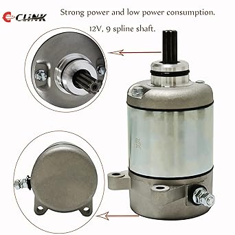 New Starter For Honda ATV TRX250 Recon 97-01 TRX250EX Sportrax 01-08 TRX250TE Fourtrax Recon ES, TRX250TM Foutrax Recon 02-07 TRX250X 09-2016/31200-HM8-003 31200-HM8-A41