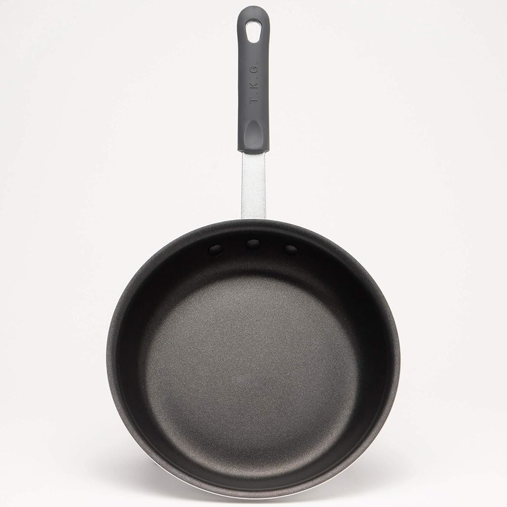 Endo Shoji TKG Frying Pan 30cm Inner Diameter x Depth (mm) 277 x 58 Bottom Diameter (mm) 183 Compatible with IH and gas fires Non-stick with Teflon treatment Durable with 3.8mm thick plate for commercial use Aluminum China AHLQ030