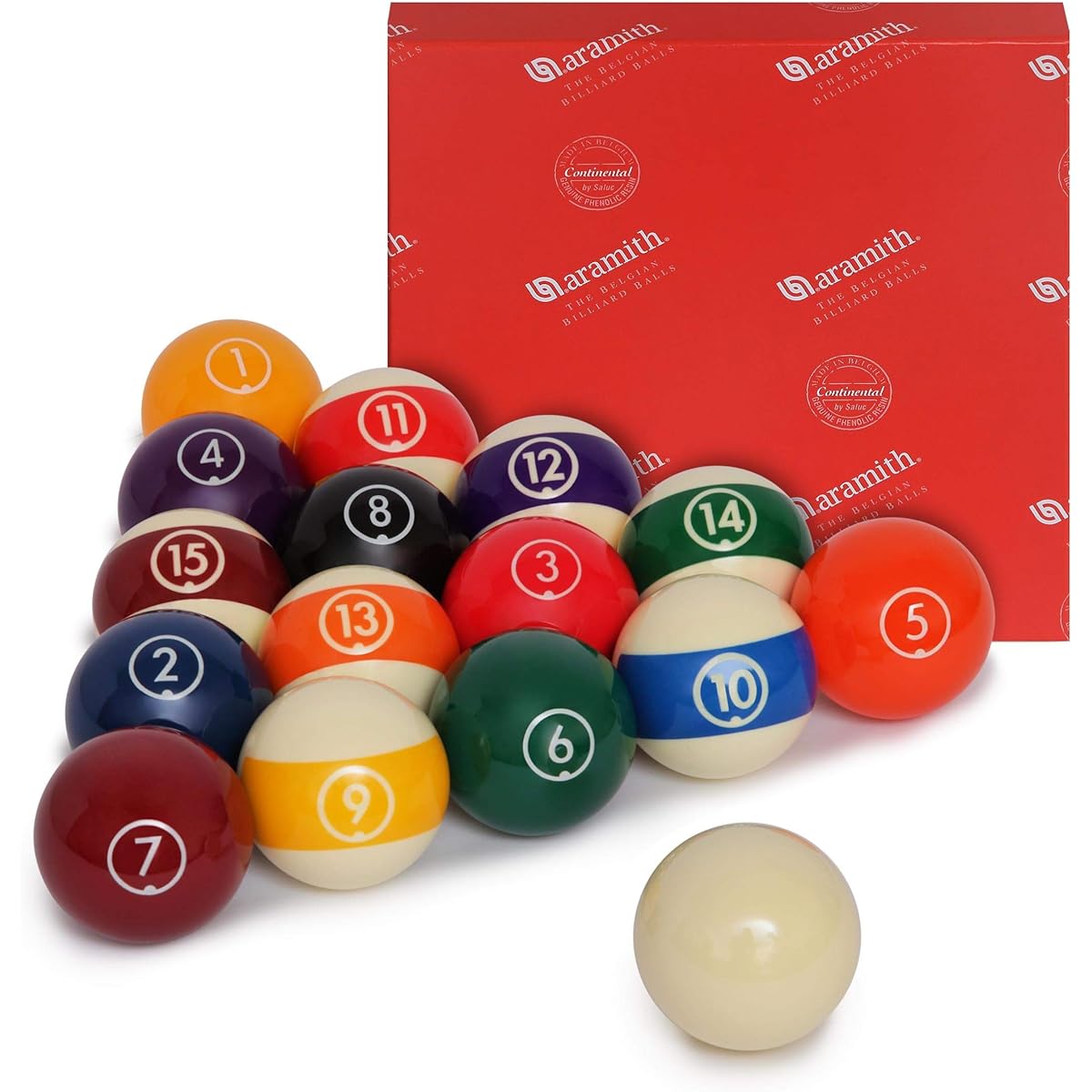 Aramith Continental Billiard Ball Set 2 1/4 inch