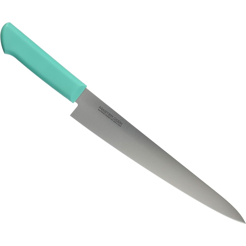 Kataoka Seisakusho Mastercock Antibacterial Color Knife Sujihiki Blue MCSK-300 Blade: Molybdenum Vanadium Steel Japan AMSE4304A