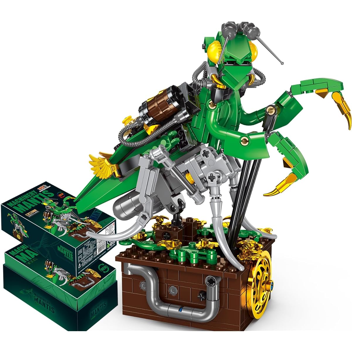 LEQUMOC Insect Collection L603 Idea Bug Mechanical Mantis Building Set 368 Pieces Ages 6 and Up