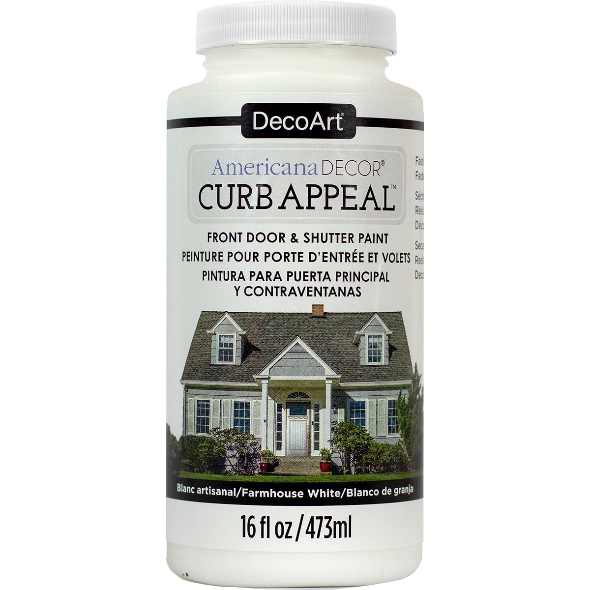 DecoArt Americana Decor CurbAppeal 16oz Frmhuswht CurbAppeal16oz