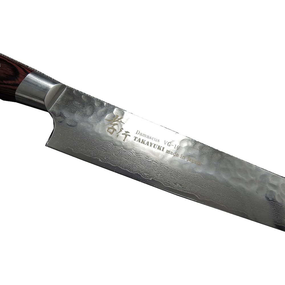 Takayuki Sakai Hammered Damascus VG10 Interrupt 33 Layers 240mm 67397