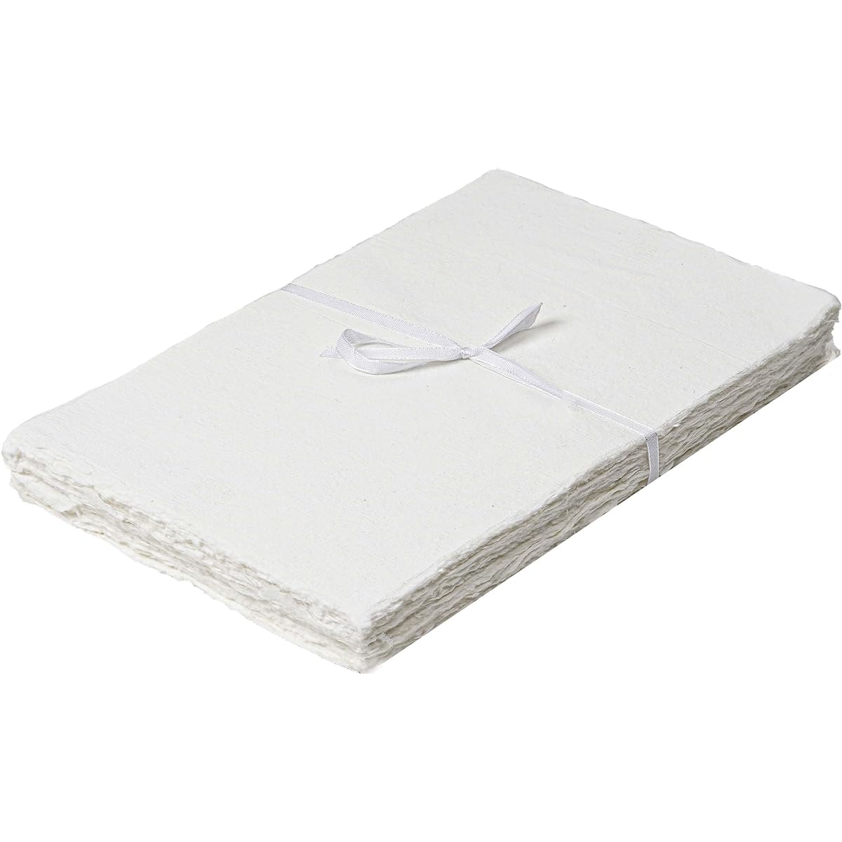 LEATHER VILLAGE Watercolor Paper - 12X16 Inch - Mixed Media Watercolor Paper - 200GSM Heavyweight Deckle Edge Virgin Cotton Handmade Paper - XXL Size Off White