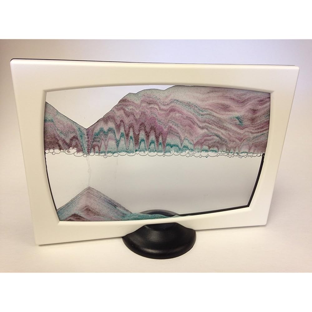 Made in Austria KB collection Sand Picture Screeni Two Tone B/W Approx. 16 x 11 x 6 cm