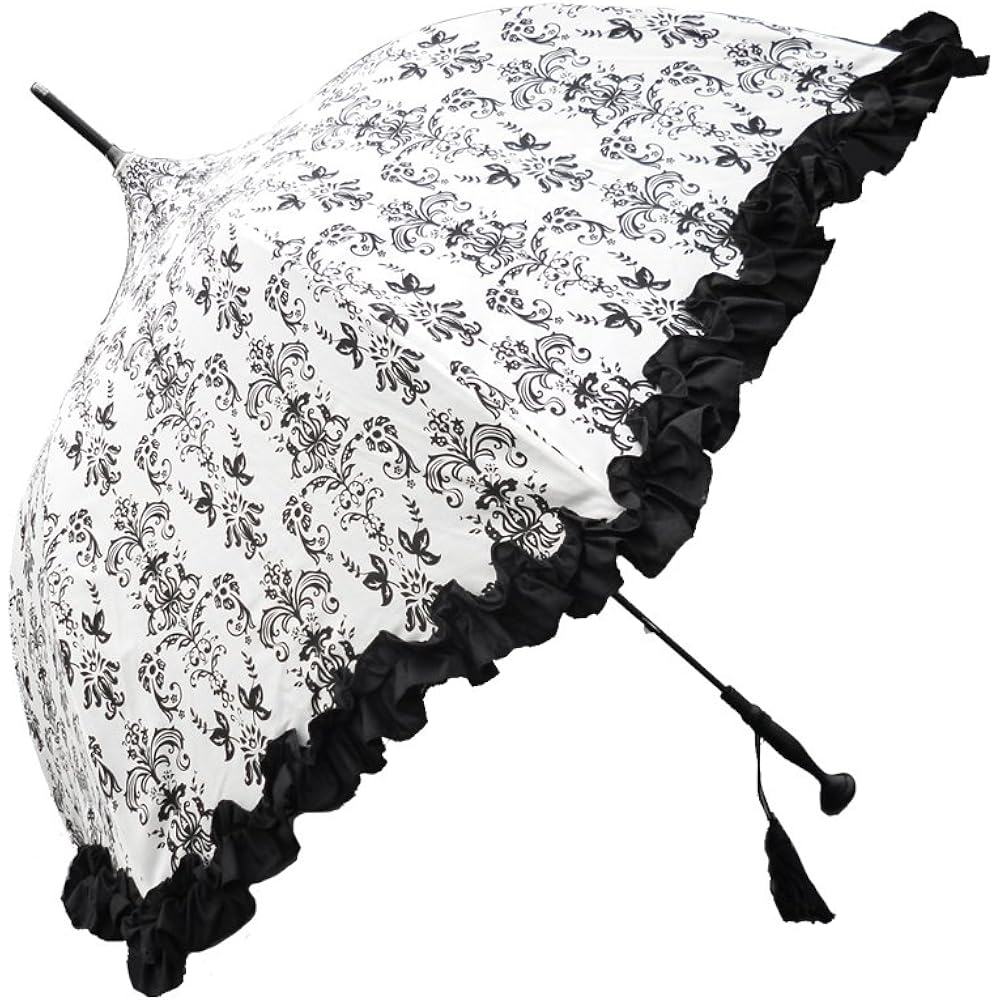 Laruis Arabesque Umbrella for Sunny and Rainy Days, All 3 Colors, Long Umbrella, Hand Open, Parasol/For Sunny and Rainy Days, Madonna Pink, 8 Ribs, 55cm, UV Protection, Glass Fiber Ribs, 03AKS-WAR03MP [Authorized Distributor Product]