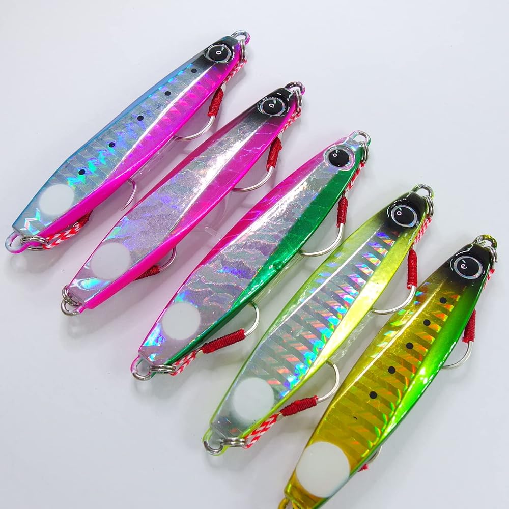 [momo lure] Momoru lure Seabass lure KANARAZU KZ-30 KZ-40 Metal jig 30g 40g Shore jigging The definitive shore jigging Perfect catch (30g - Assortment 06)