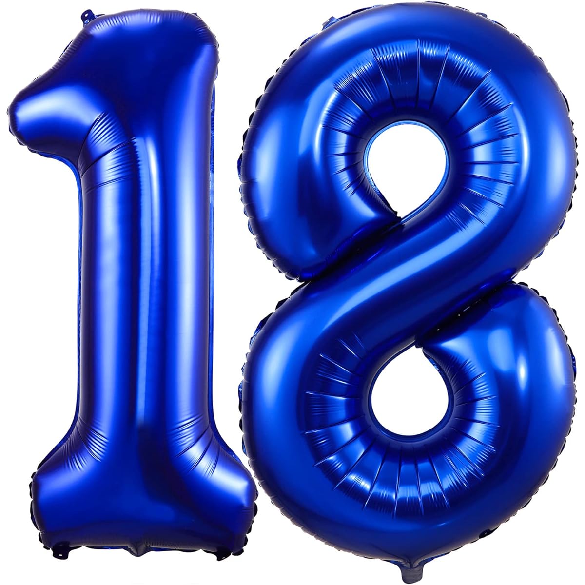 Navy Blue Balloon Number 40 Inch Dark Blue Birthday Balloons Large Foil Mylar Balloons for Birthday Party Anniversary Decorations (Navy Blue Number 18)