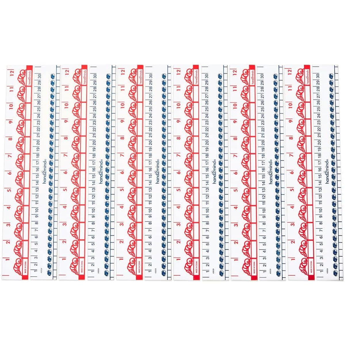 ETA Hand2Mind inchWorms and Centibugs Ruler Set of 12