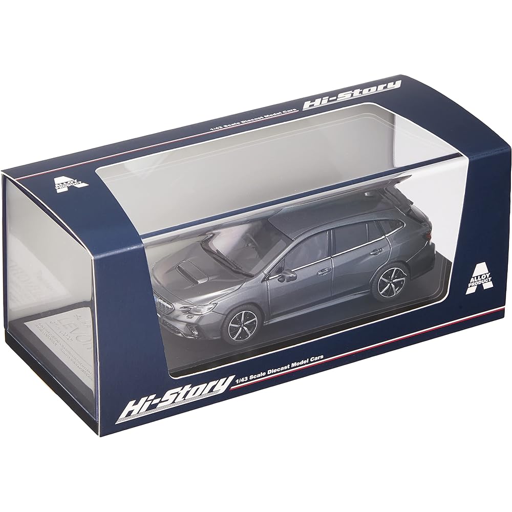 INTERALLIED Hi Story 1/43 Subaru LEVORG GT-H (2020) Magnetite Gray Metallic Finished Product