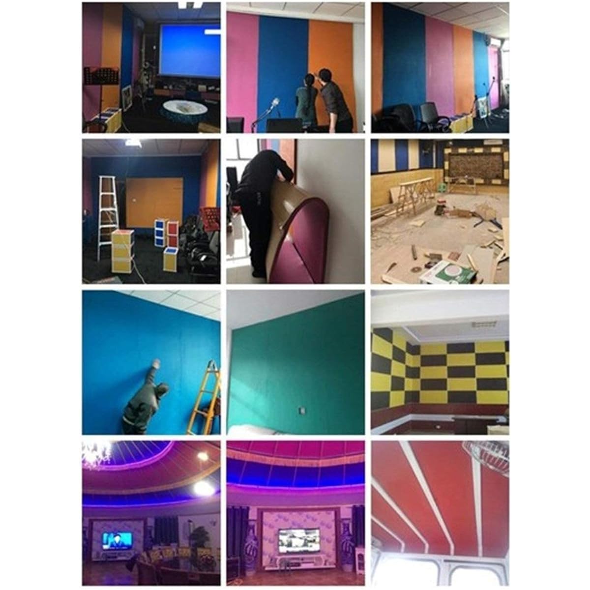 Drum room Piano room Sound absorbing cotton/soundproofing cotton 5CM thick Home use cushion recording 12M