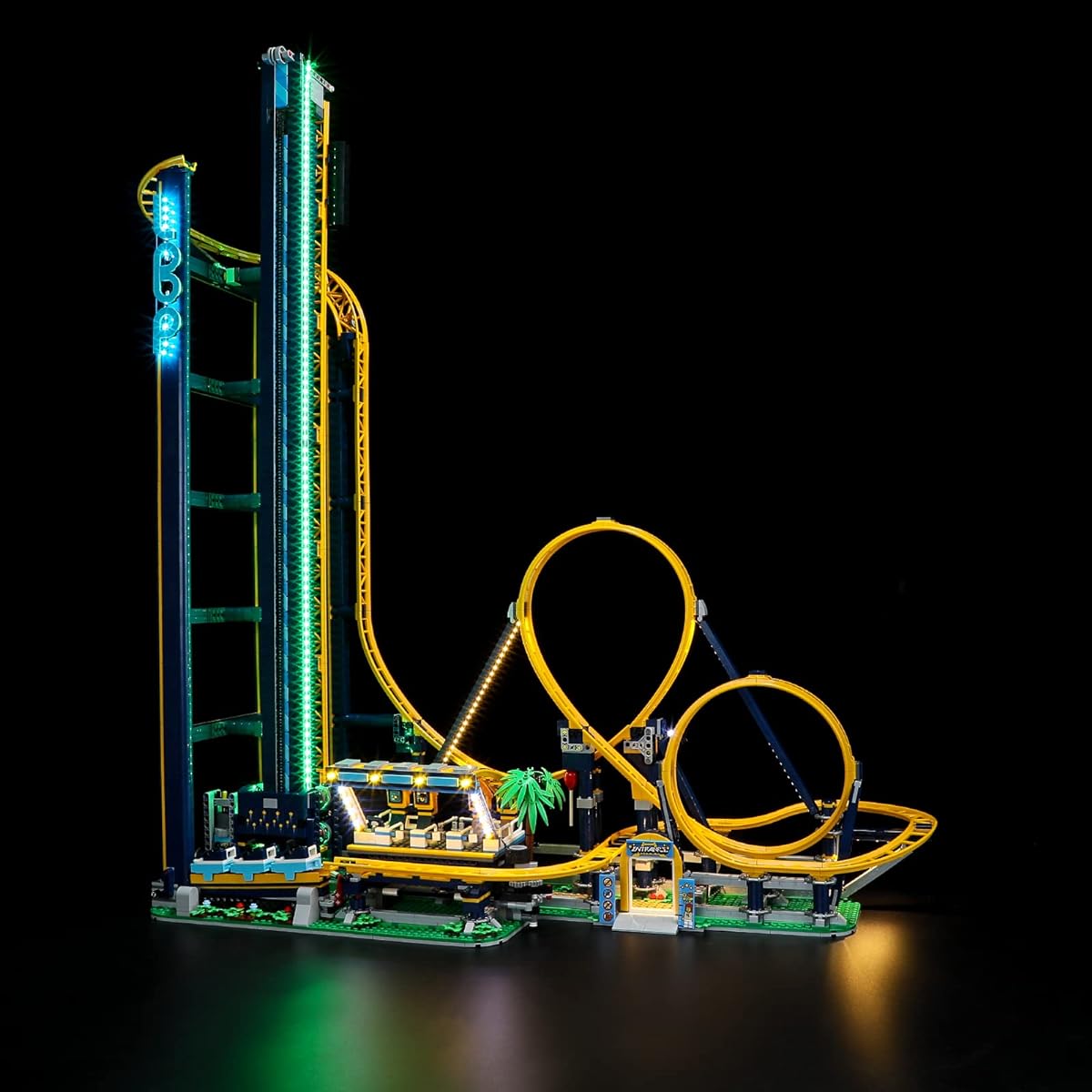 BRIKSMAX LED Lighting Kit for LEGO-10303 Loop Coaster - Compatible with LEGO Creator Icon Building Blocks Model - LEGO Set Not Included