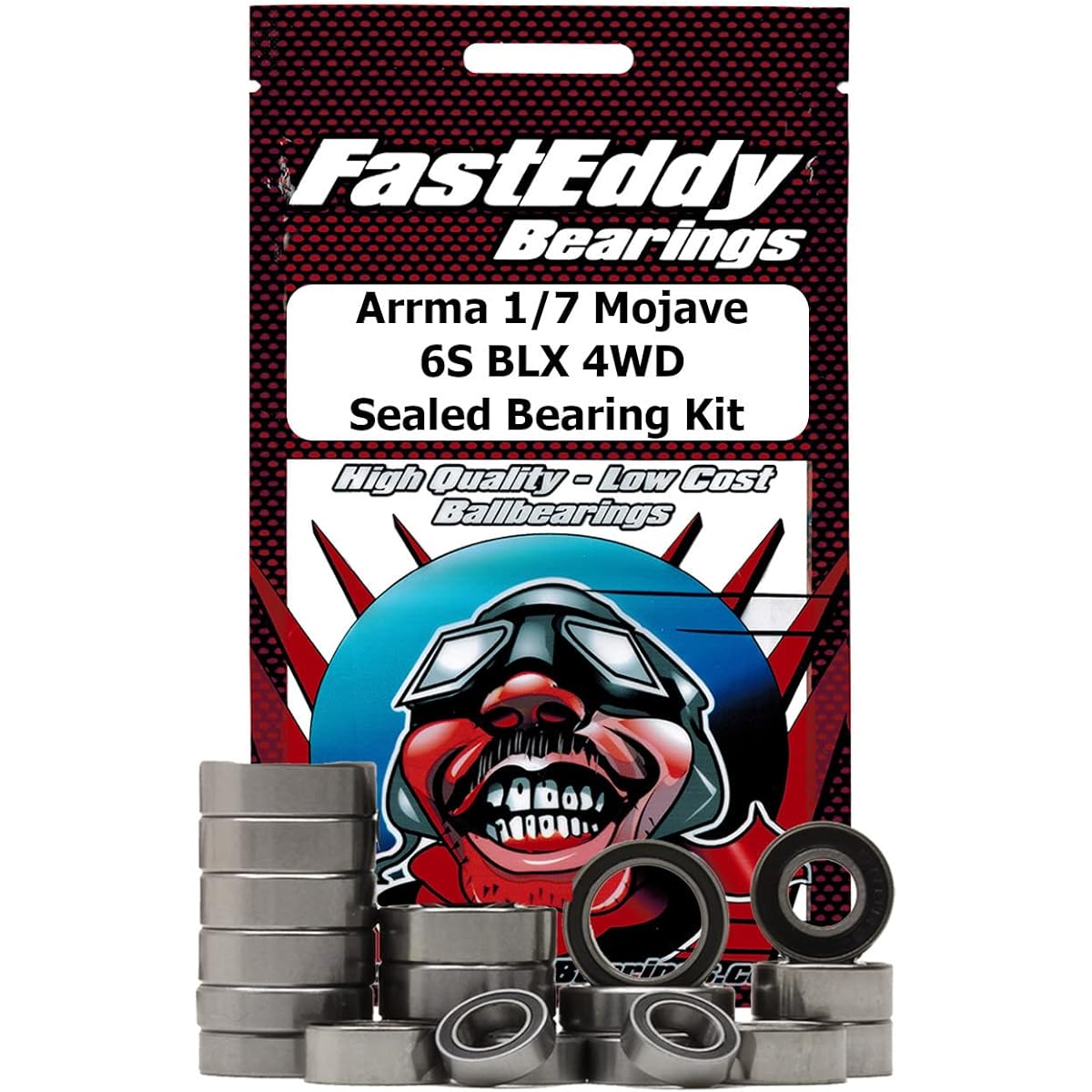 FastEddy Bearings Arrma 1/7 Mojave 6S BLX 4WD Sealed Bearing Kit
