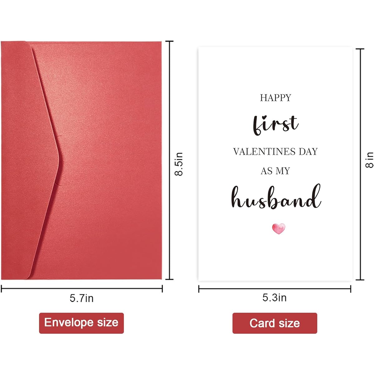 SuperShunhu First Valentine's Day Cards as a Husband Valentine's Day Cards for Husband First Valentine's Husband Romantic Valentine's Day Cards from Wife