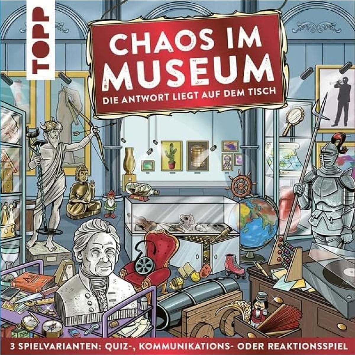 Chaos in the Museum - The answer is on the table.: The hidden object quiz game. 3 game variants: quiz, communication and reaction game. By Karoline and Morten Weber.