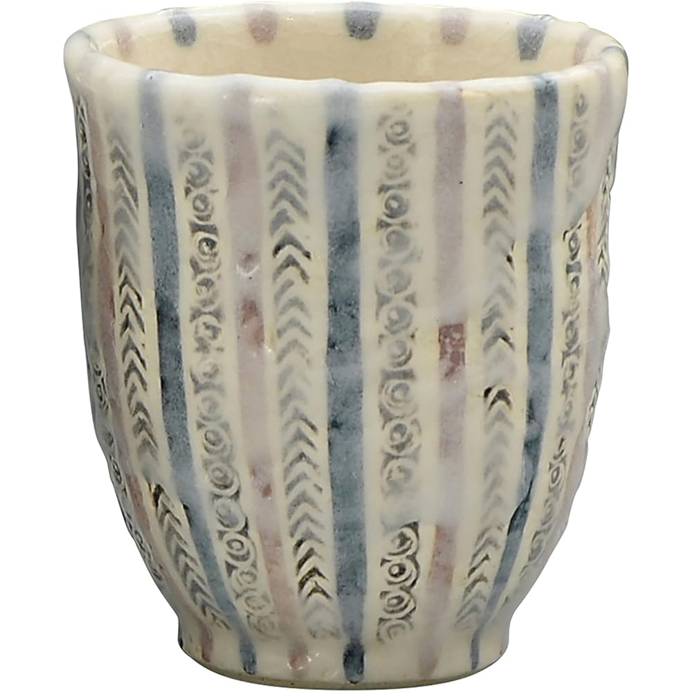 Kyoto ware Kiyomizu ware Kishin kiln set teacup Shino Tokusa UYS972