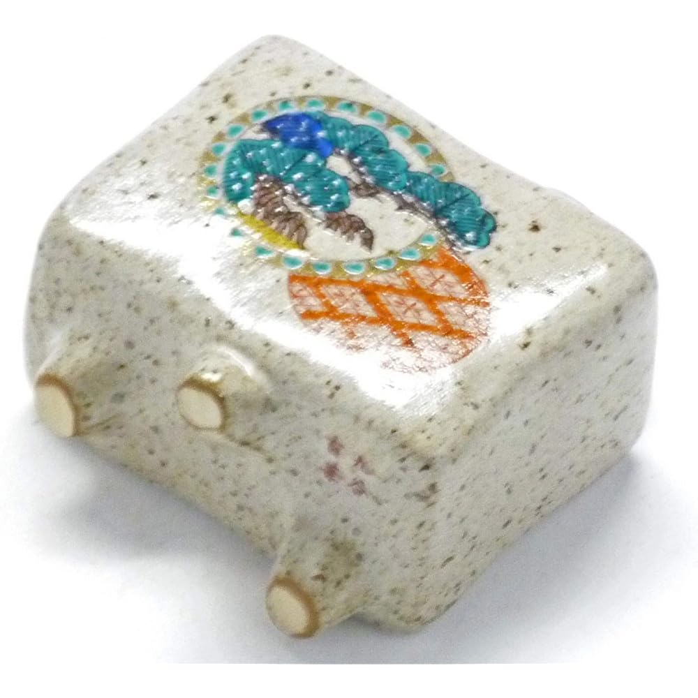 Kutani ware [single flower vase] Kanamaru Shochikubai