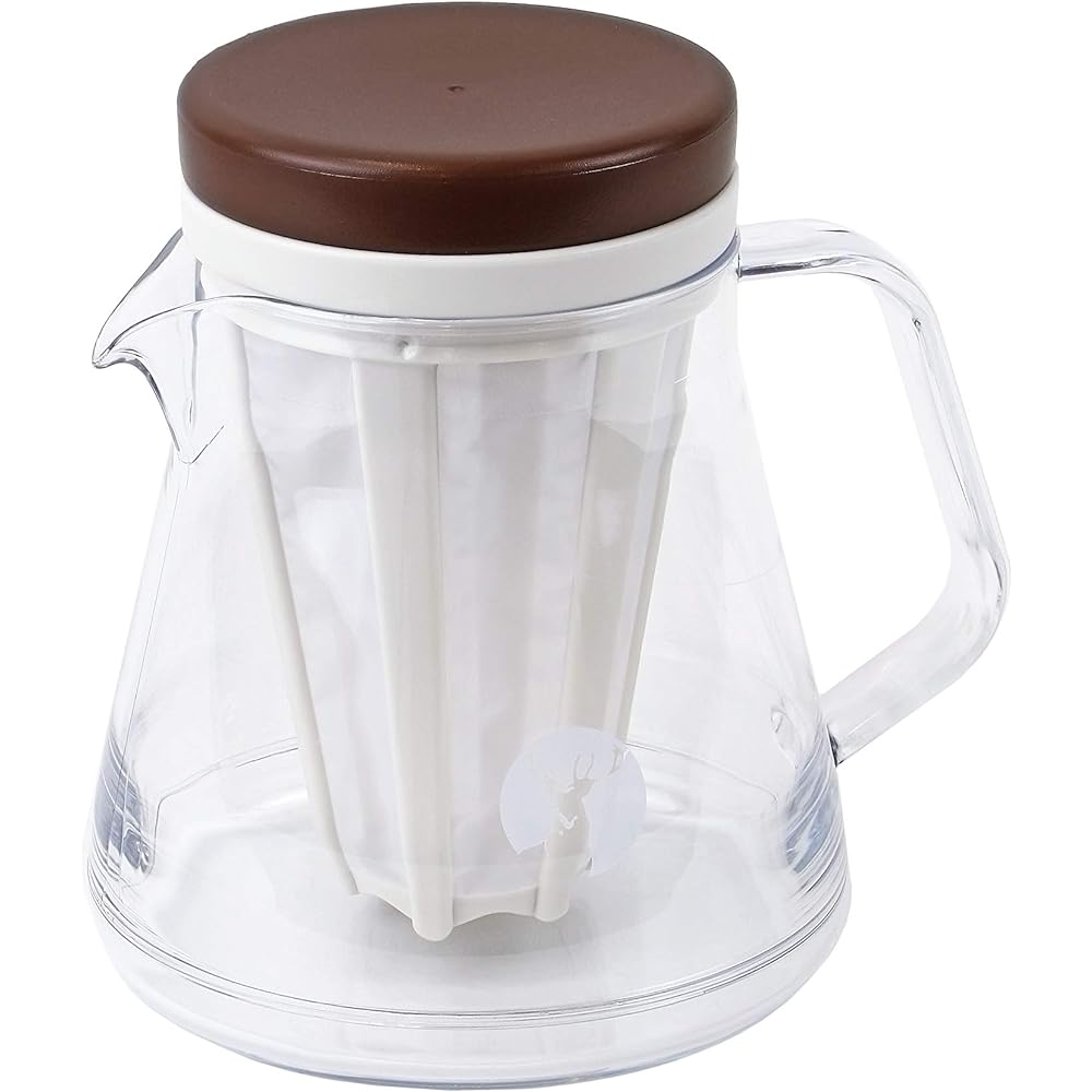 CAPTAIN STAG Coffee Pot, Unbreakable, Made in Japan, Storage Bag Included
