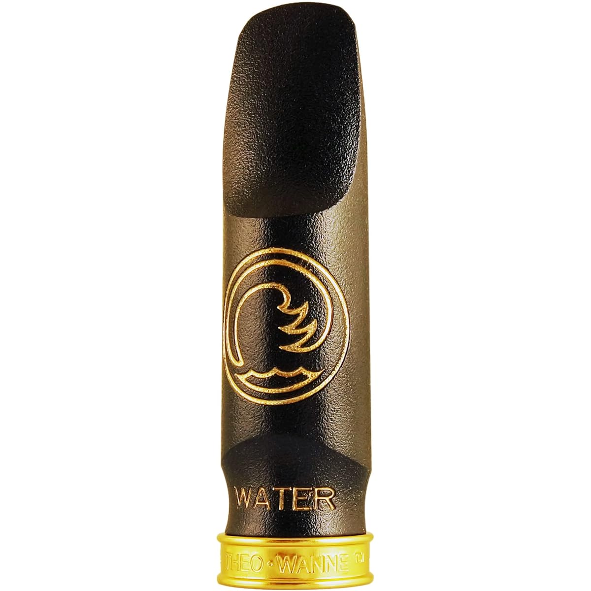 Theo Wanne Water Alto Saxophone Mouthpiece Versatile Traditional Sound Perfect for All Styles Small Chamber & Throat Black A.R.T Hard Rubber