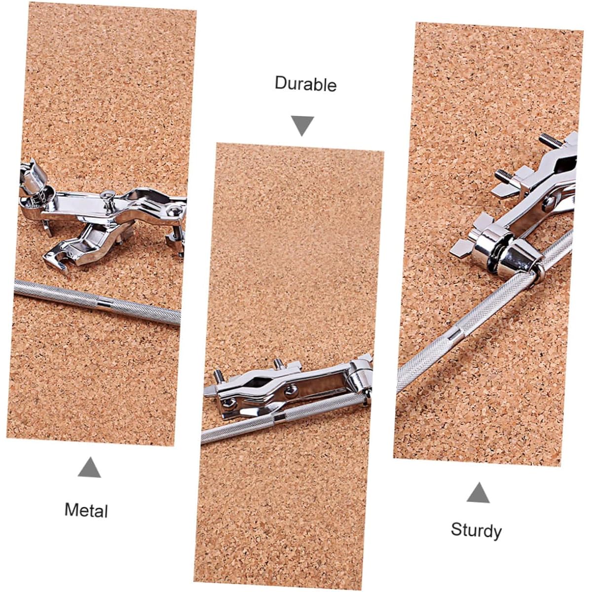 VICASKY 3pcs Extension Clip Drum Boom Stand Boom Cymbal Holder Drum Attachment Clamp Cymbal Stand Arm Drum Accessories Microphonos Mic Suspension Arm
