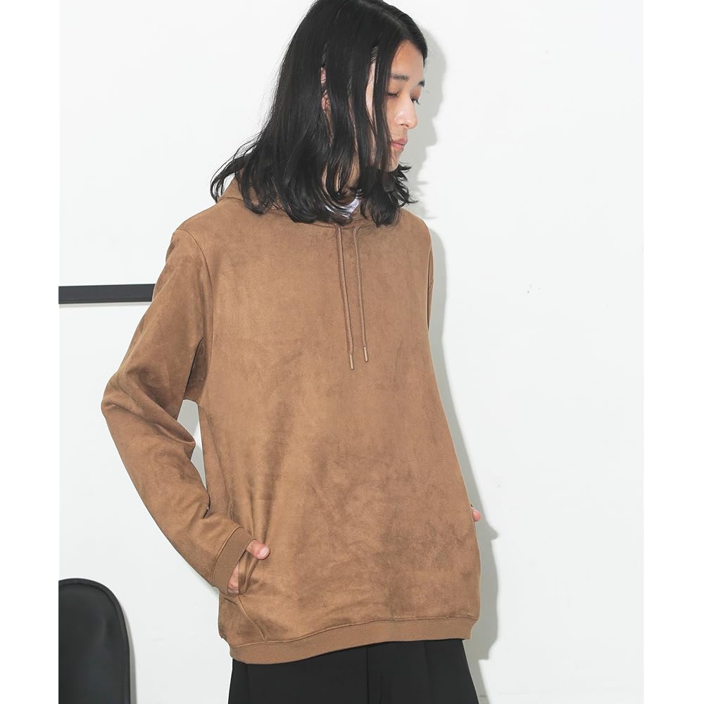Nano Universe Faux Suede Hoodie