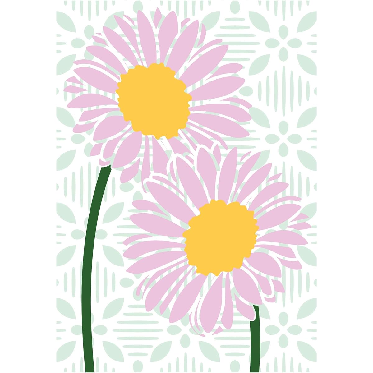 Crafter's Companion 5" x 7" Layered Floral Stencil - Delicate Daisy