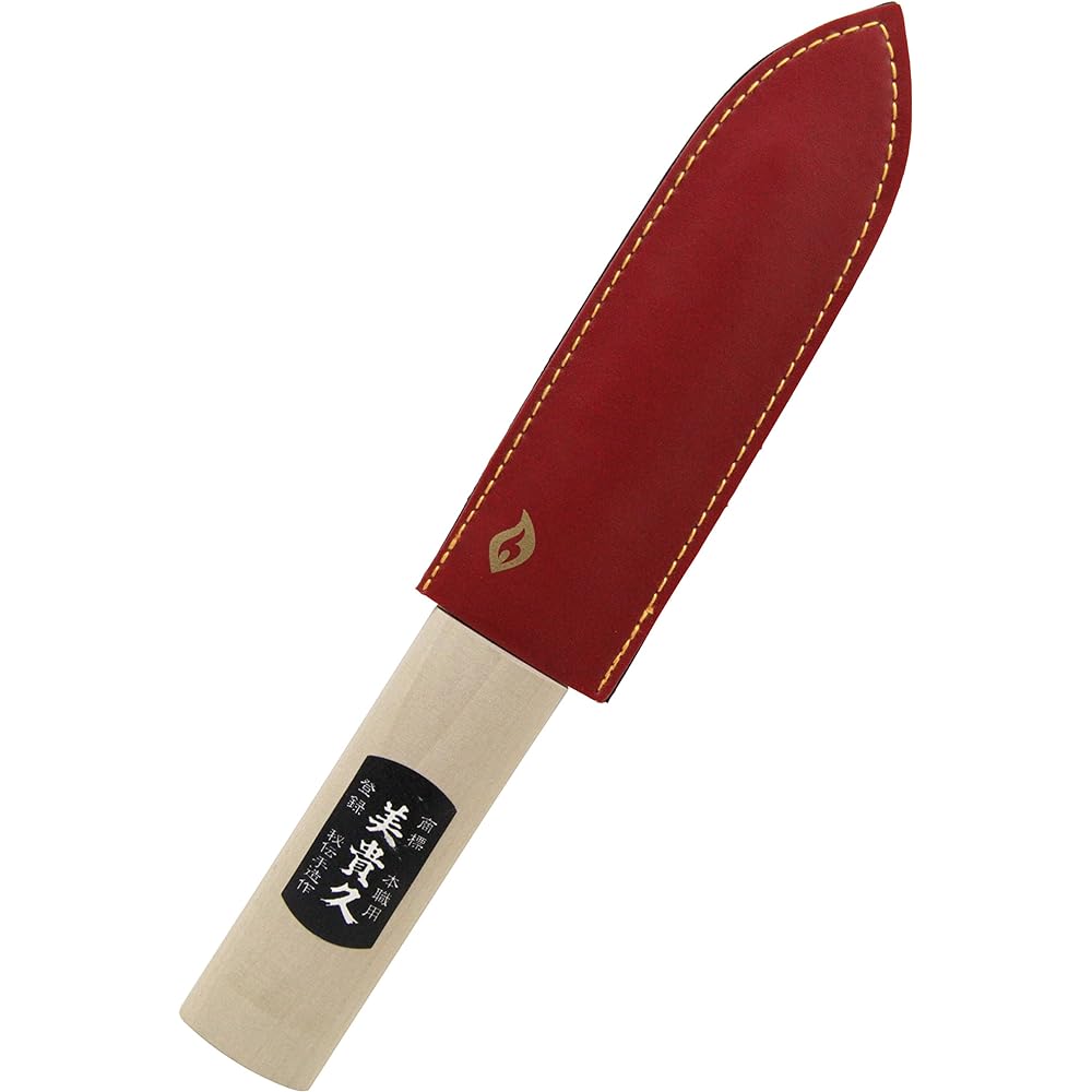 Mikihisa Makiri knife with sack 33-150B black 150mm