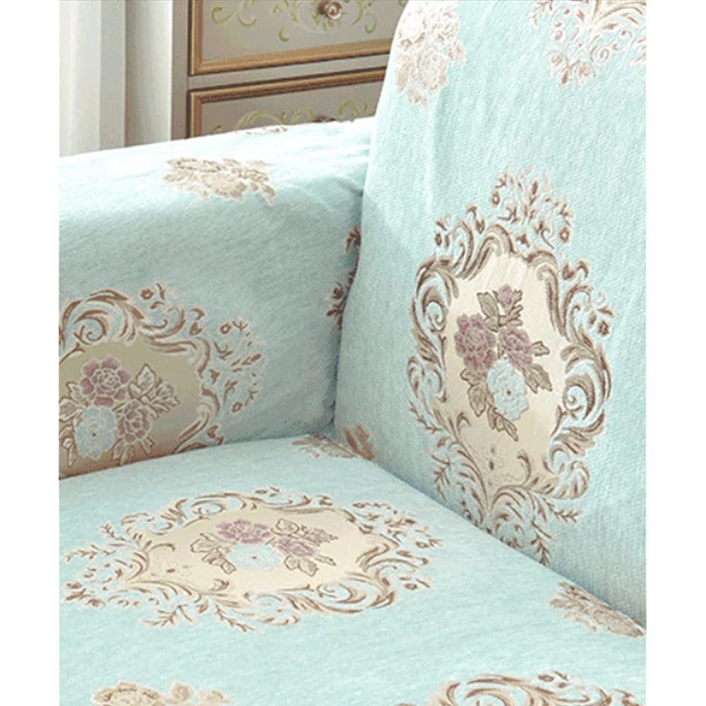 Aimoha Sofa Cover Multi Cover Rug Antique Carpet Multi Rug Mat Korean Interior Blanket 204 x 186 Throw (Green)
