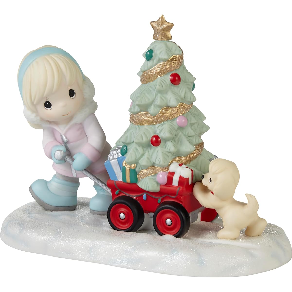 Precious Moments 231041 Share The Magic of Christmas Bisque Porcelain Figurine