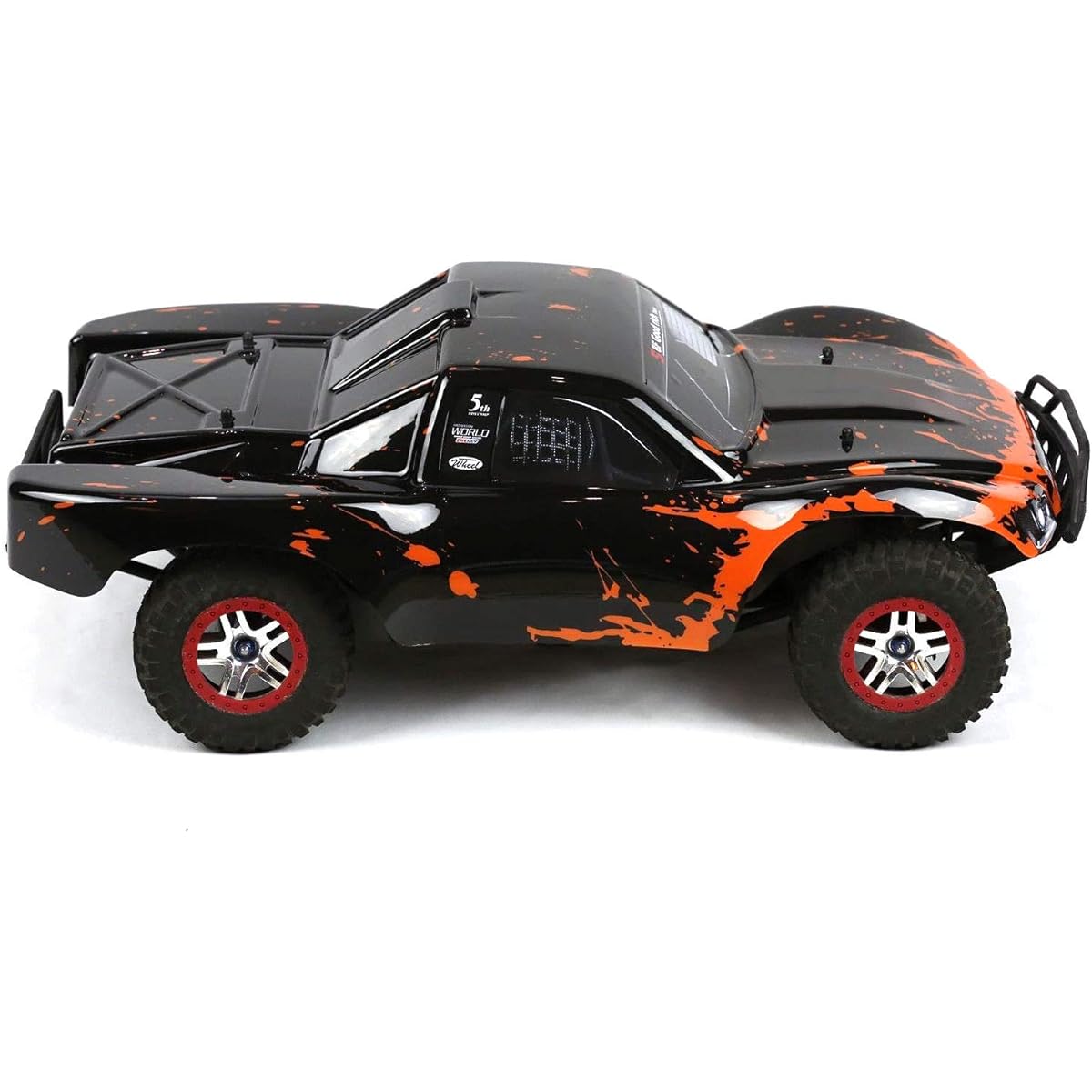 SummitLink Compatible Custom Body Muddy Orange over Black for 1/10 Scale RC Car or Truck (Truck Not Included) SS-BR-01