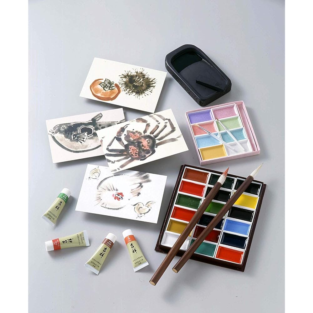 KISSHO Japanese Painting Iron Pot 12 Color Set