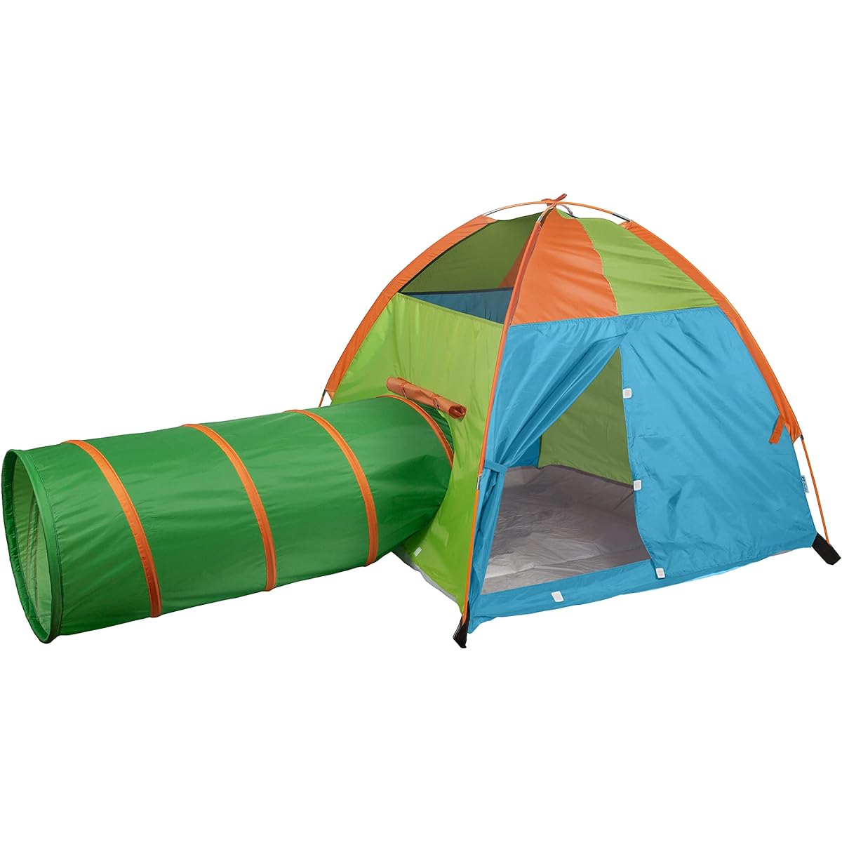 Pacific Play Tents 20432 Hide Me Color Wave Tent + Tunnel Combo 48" x 48" x 42"