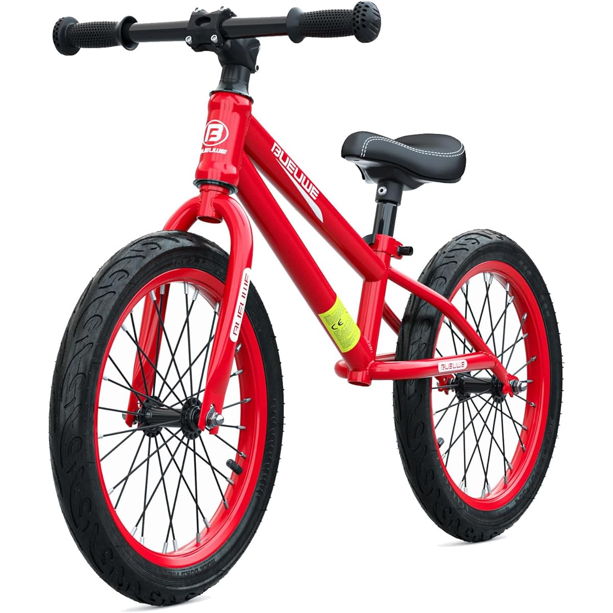 GASLIKE Balance Bike 16 Inch 4 Years Old 5 Years Old 6 Years Old 7 Years Old Boys Girls No Pedal Sports Training Bicycle Adjustable Seat Pneumatic Tires Easy Assembly