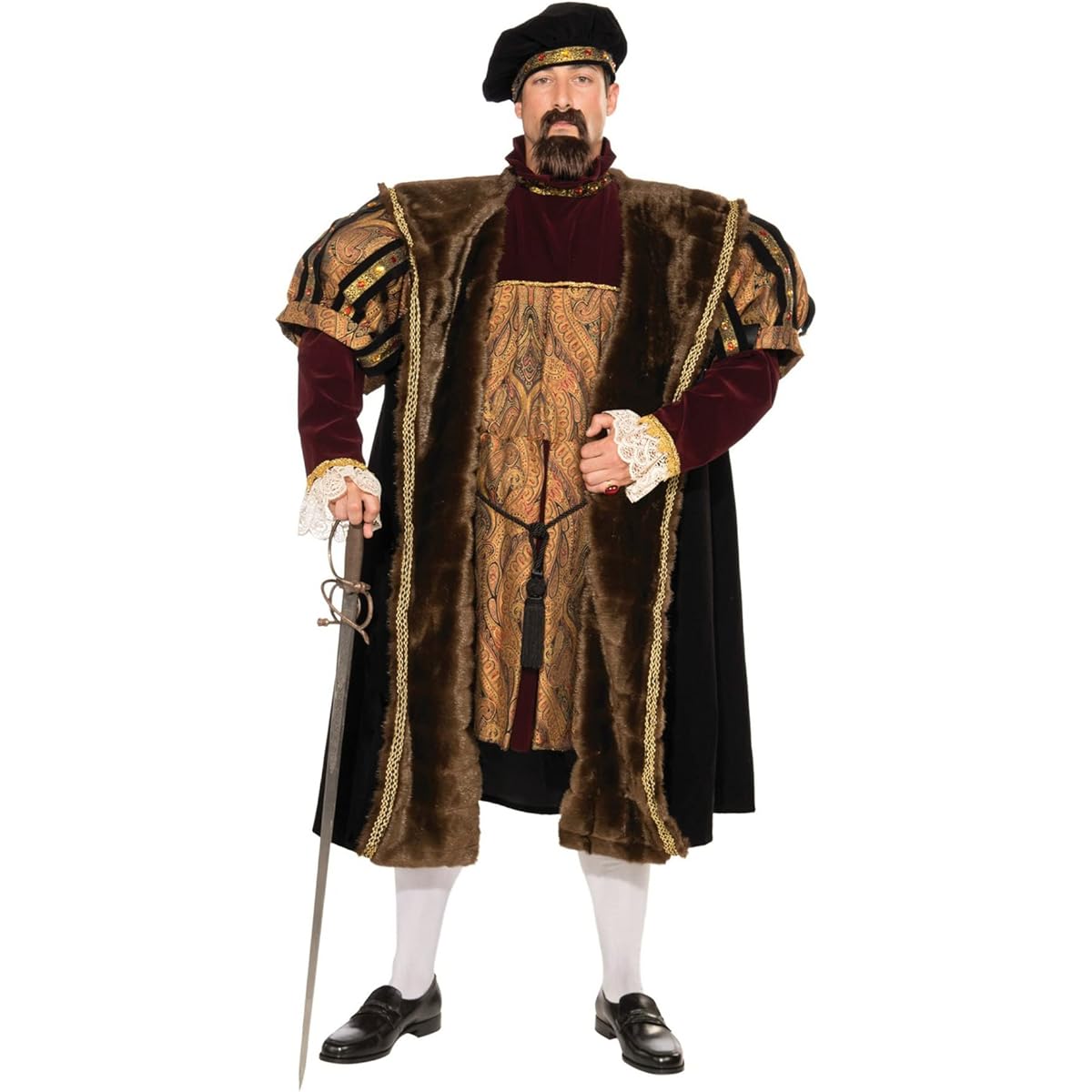 Forum Deluxe Designer Collection King Henry The VIII Costume, Multi, 2X