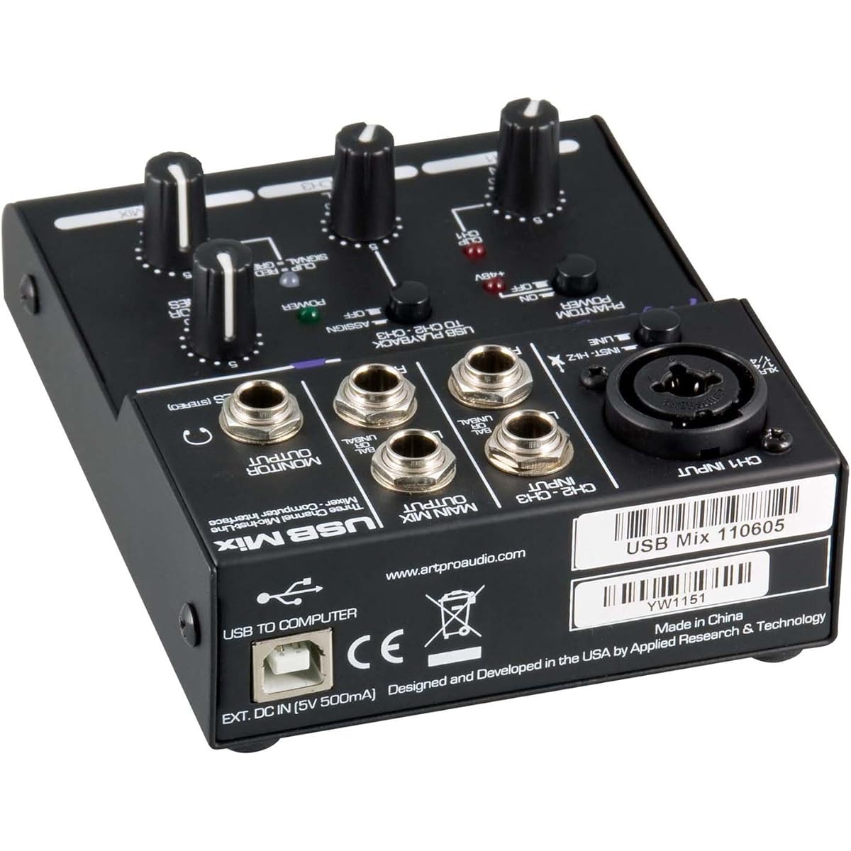 ART 3CH mixer & USB audio interface USB Mix [Domestic regular import product]