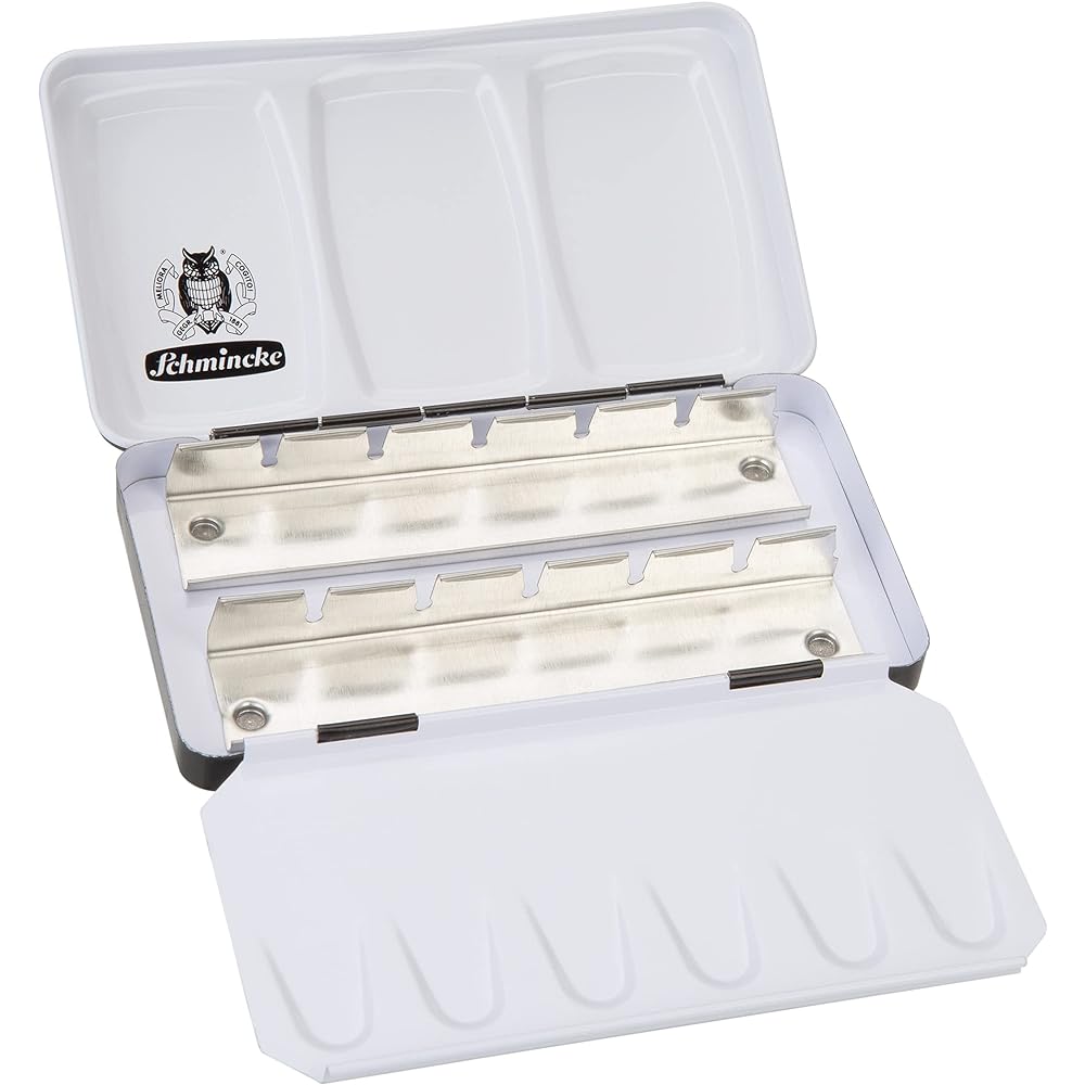 schmincke Holadam metal case for 12 colors