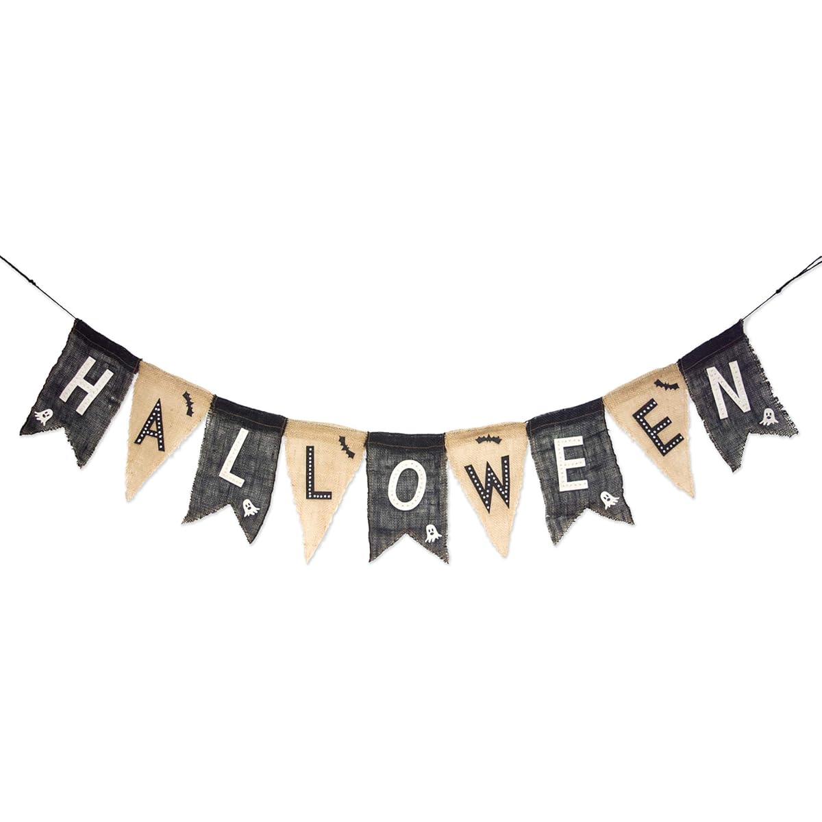 [DII] Spooky Halloween Decorations for Indoor & Front Porch Fall Home & Party Decor Collection Halloween Burlap Banner Medium