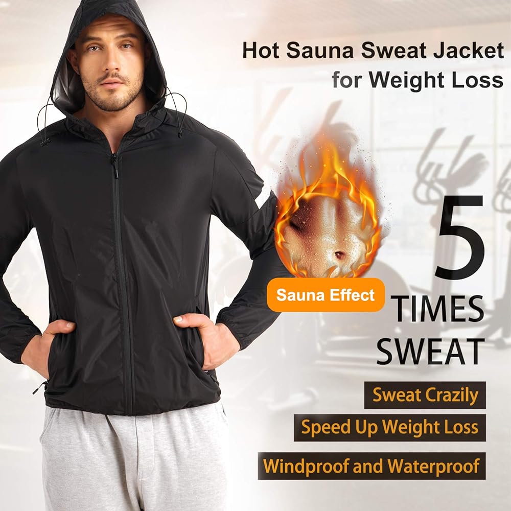 [Sawaiko] Sauna Suit, Popular, Athletic Wear, Double Sweating, For Winter, Women's, Men's, Beautiful Body, Heat Storage, Increased Heat Retention, Running Wear, Stretch, Strong Perspiration, Sportswear, Unisex, Loungewear