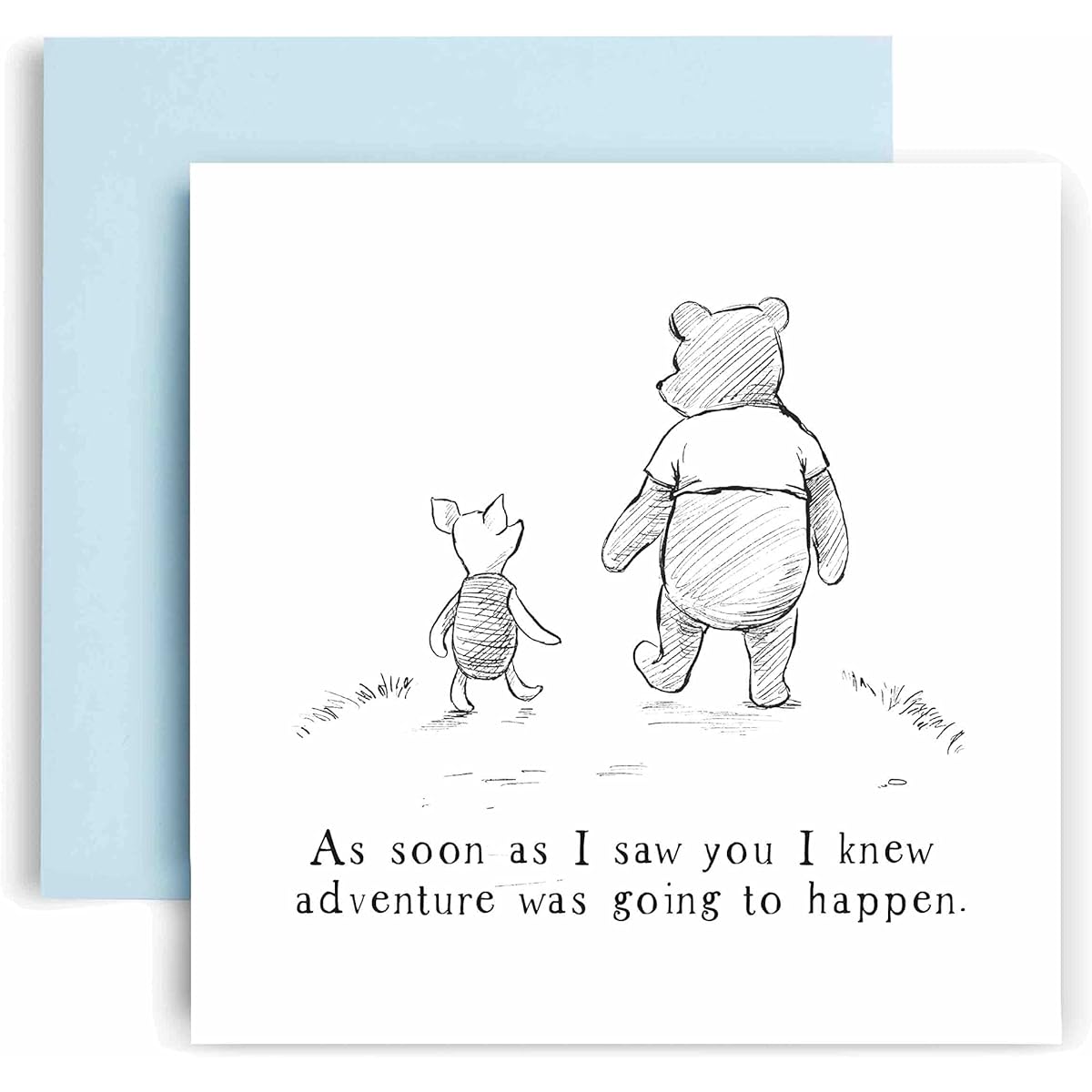 Huxters Anniversary & Valentine Cards – Adventure Would Happen– Sweet Anniversary Friendship Cards for Him and Her – Birthday Cards for Husband and Wife – Boyfriend Girlfriend – 5.5 inches