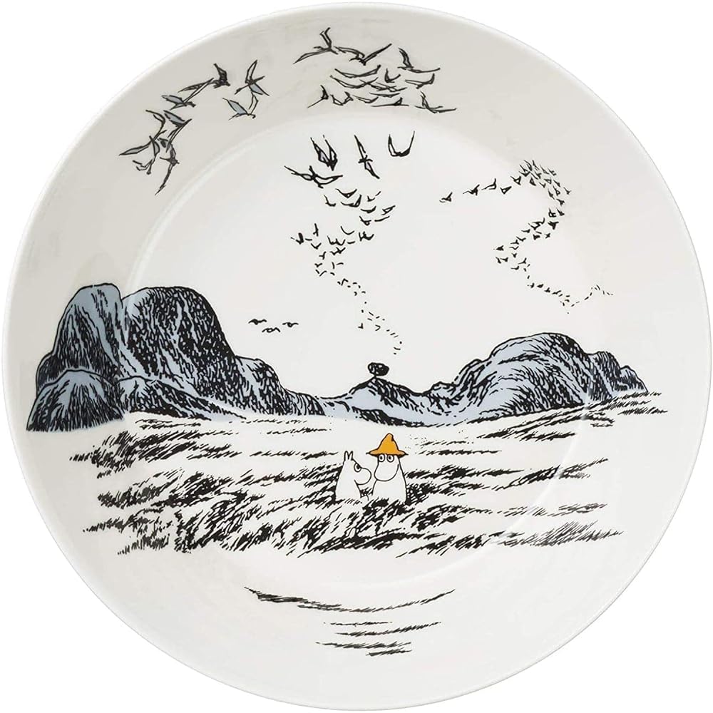 [Regular Imported Product] Arabia Moomin (Moomin by ARABIA) Serving Bowl Dish 23.5cm True to It's Origin 1024981