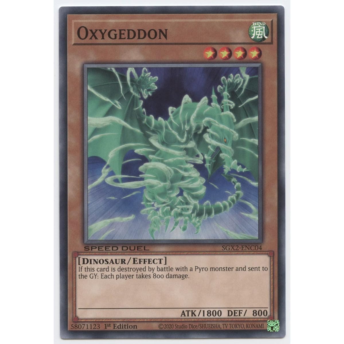 Oxygeddon - SGX2-ENC04 - Common - 1st Edition.
