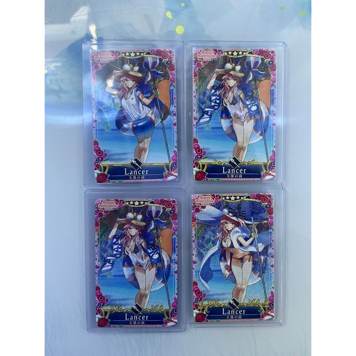 Tamamo no Mae Swimsuit 2024 Valentine Frame Initial ? 3rd Ascension Fatal Set