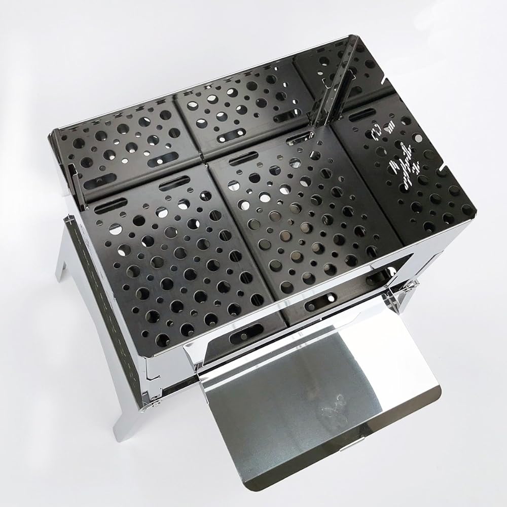 Sho's Compact Bonfire Grill "B-GO" Grill Plate 3 Piece Set/SHO-006S