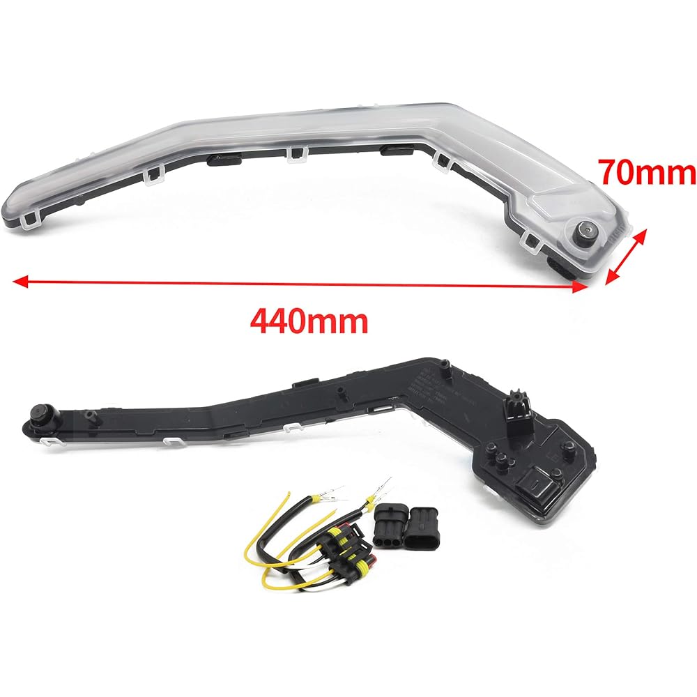 CPOWACE Front Driving Light Yellow Flowing Turn Signal Light Compatible with Can Am Maverick X3 XDS XRS 1 Pair