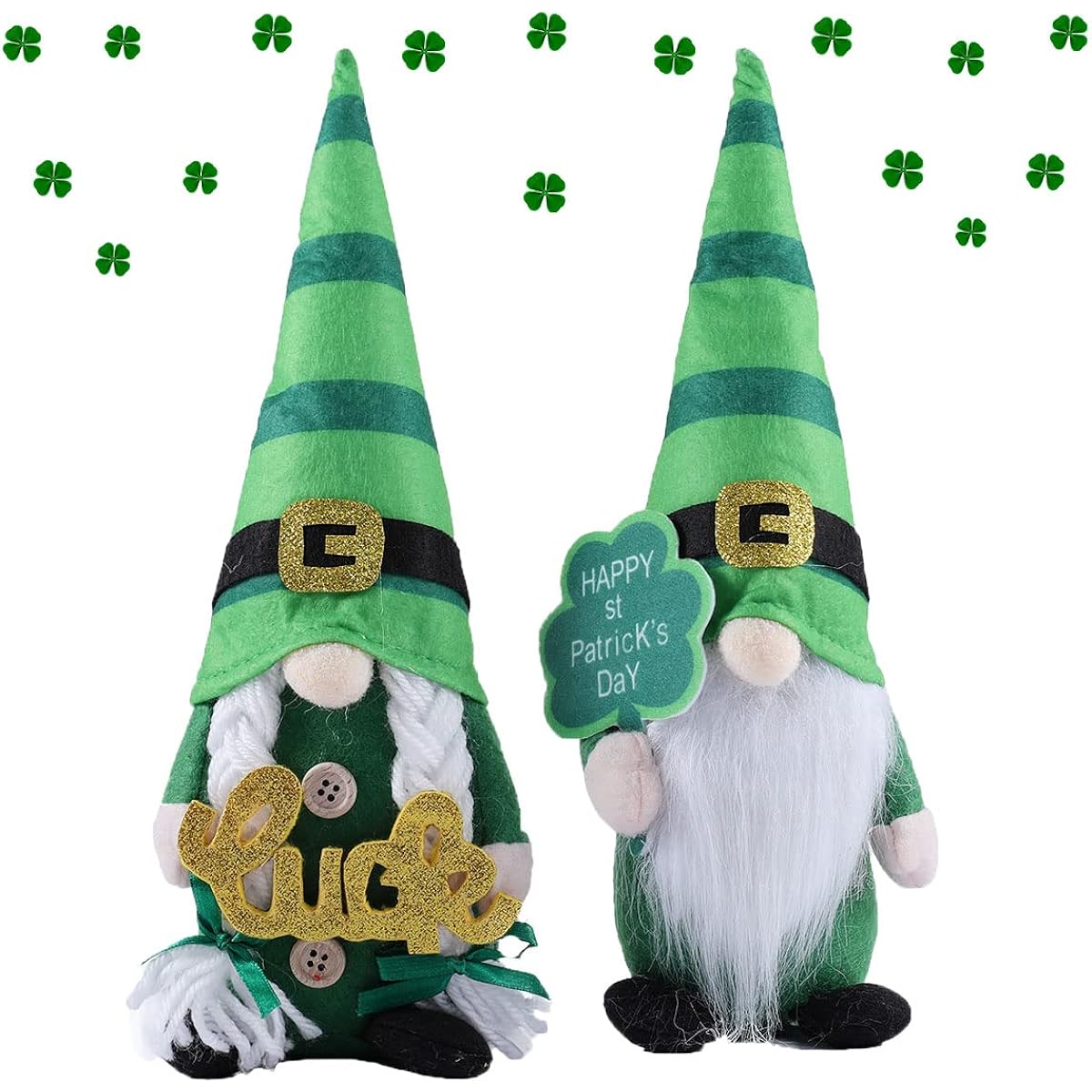 St. Patrick's Day Gnome Stuffed Animal Cute Nordic Tomte Doll St. Patrick's Day Gift for Him/Her St. Patrick's Day Decor for Home or Garden